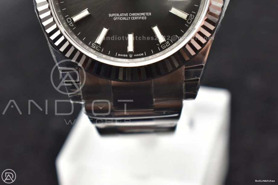 Oyster Dial 624 on VS Edition Grey VSF Bracelet QuickDry 41 SS DateJust 1:1 Best 126334 904L 0104